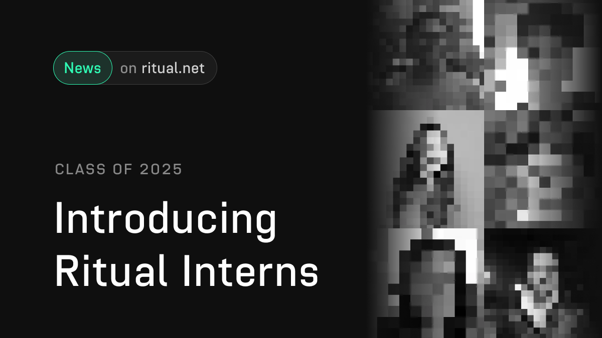 Introducing Ritual Interns